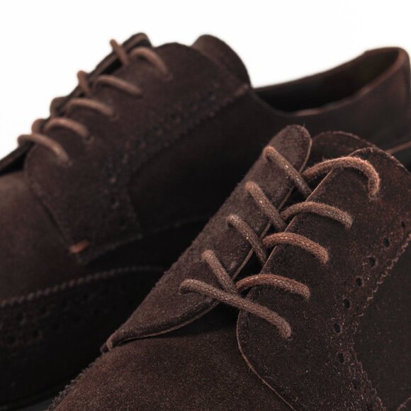 Prada Moro Suede Wingtip Derbies - Picture 7 of 10